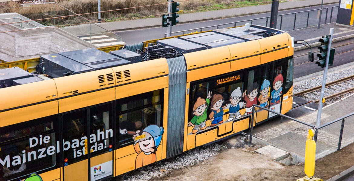 Straßenbahn in Mainz