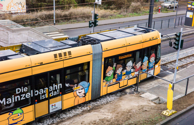 Straßenbahn in Mainz